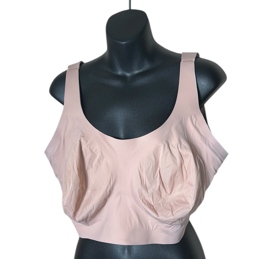 Evelyn Bobbie the Bobbie scoop bra seamless pullover 3xl nude